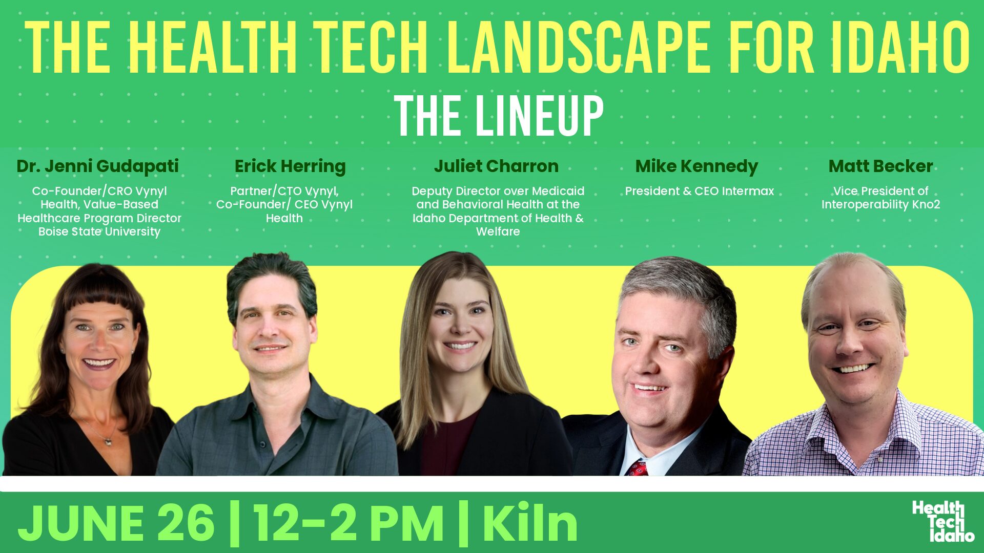 health tech idaho june 2025 event poster